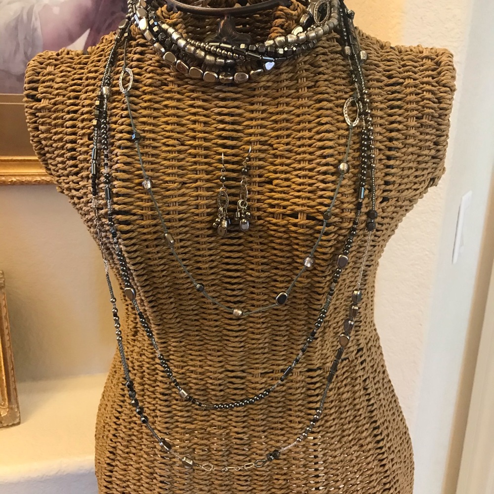 Silpada Hematite Trio